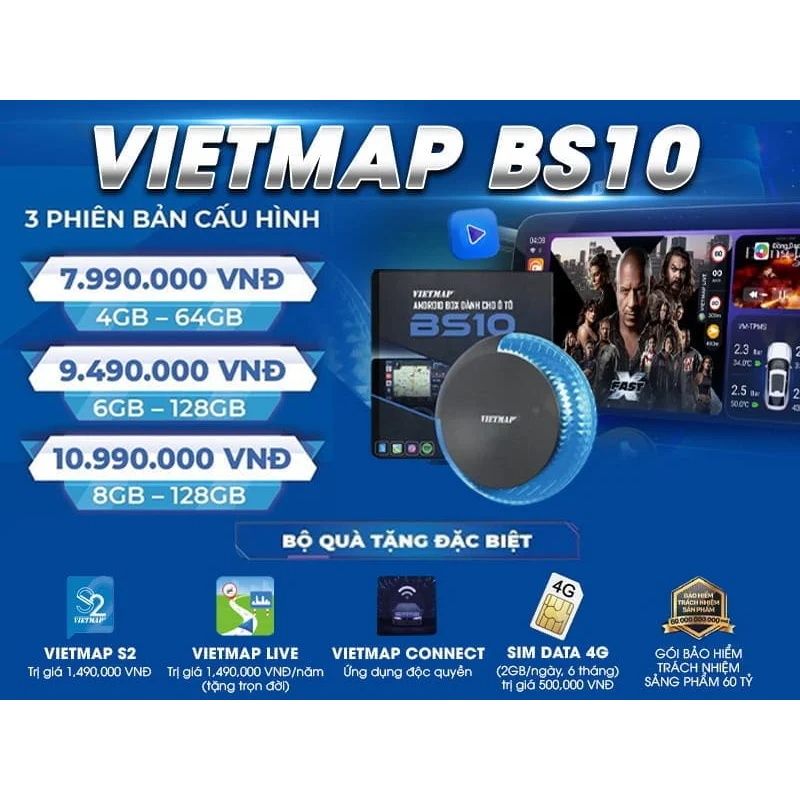 Android Box Vietmap BS10