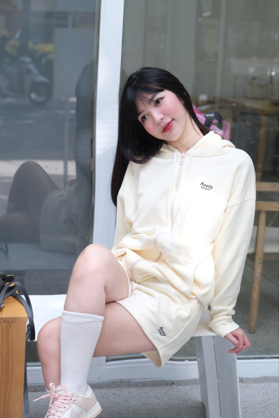 Áo khoác nỉ lông cáo Reeta A043