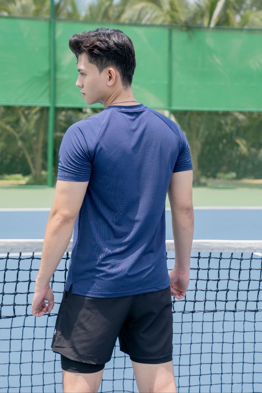 Áo thể thao nam cổ tròn A110
