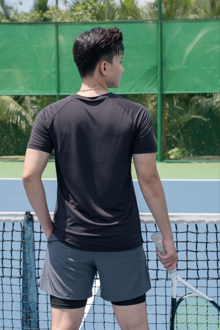 Áo thể thao nam cổ tròn A110