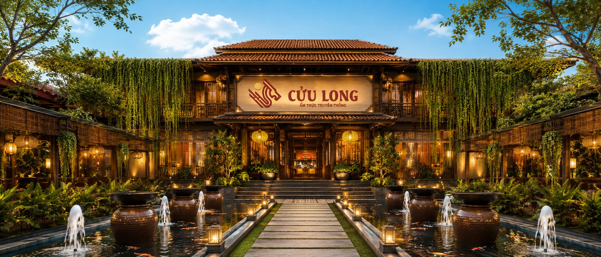 Nhà Hàng Cửu Long<br> Ẩm Thực Truyền Thống