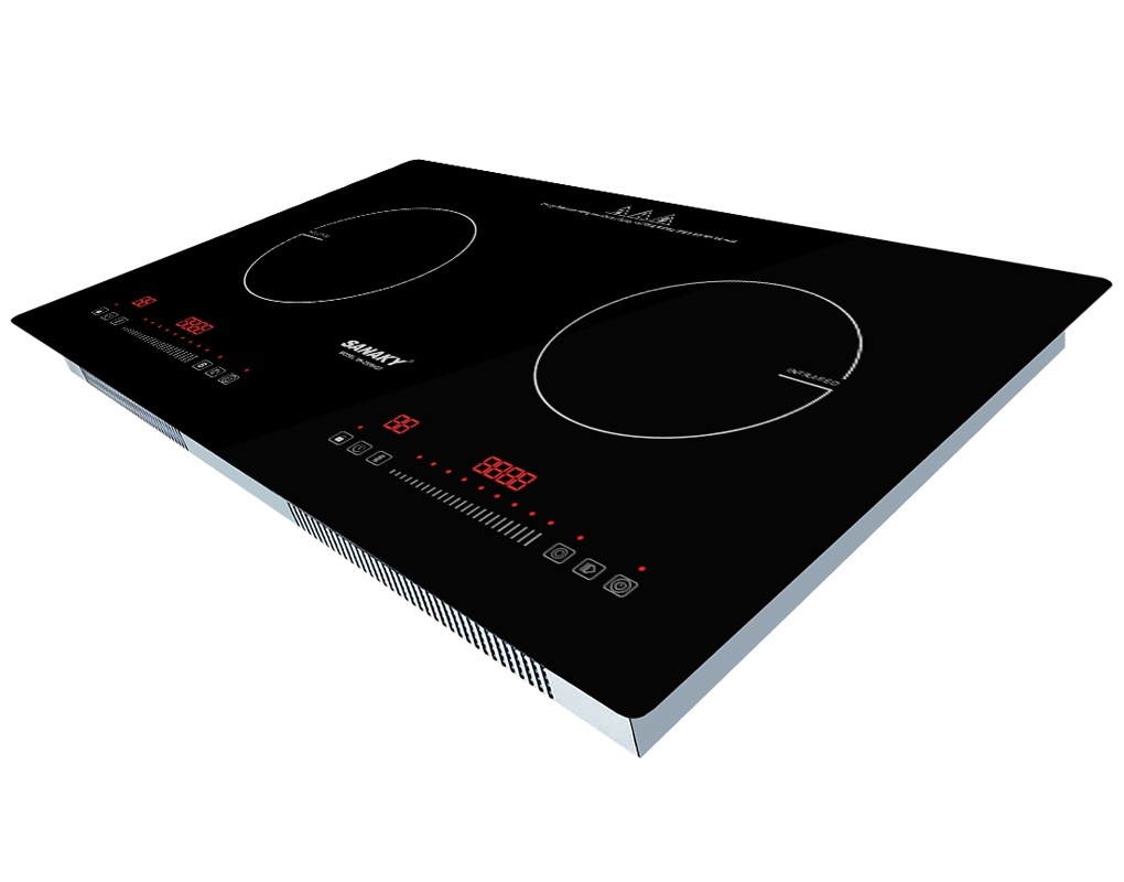 Bếp Đôi Điện Từ Và Hồng Ngoại Sanaky VH-2500HGT