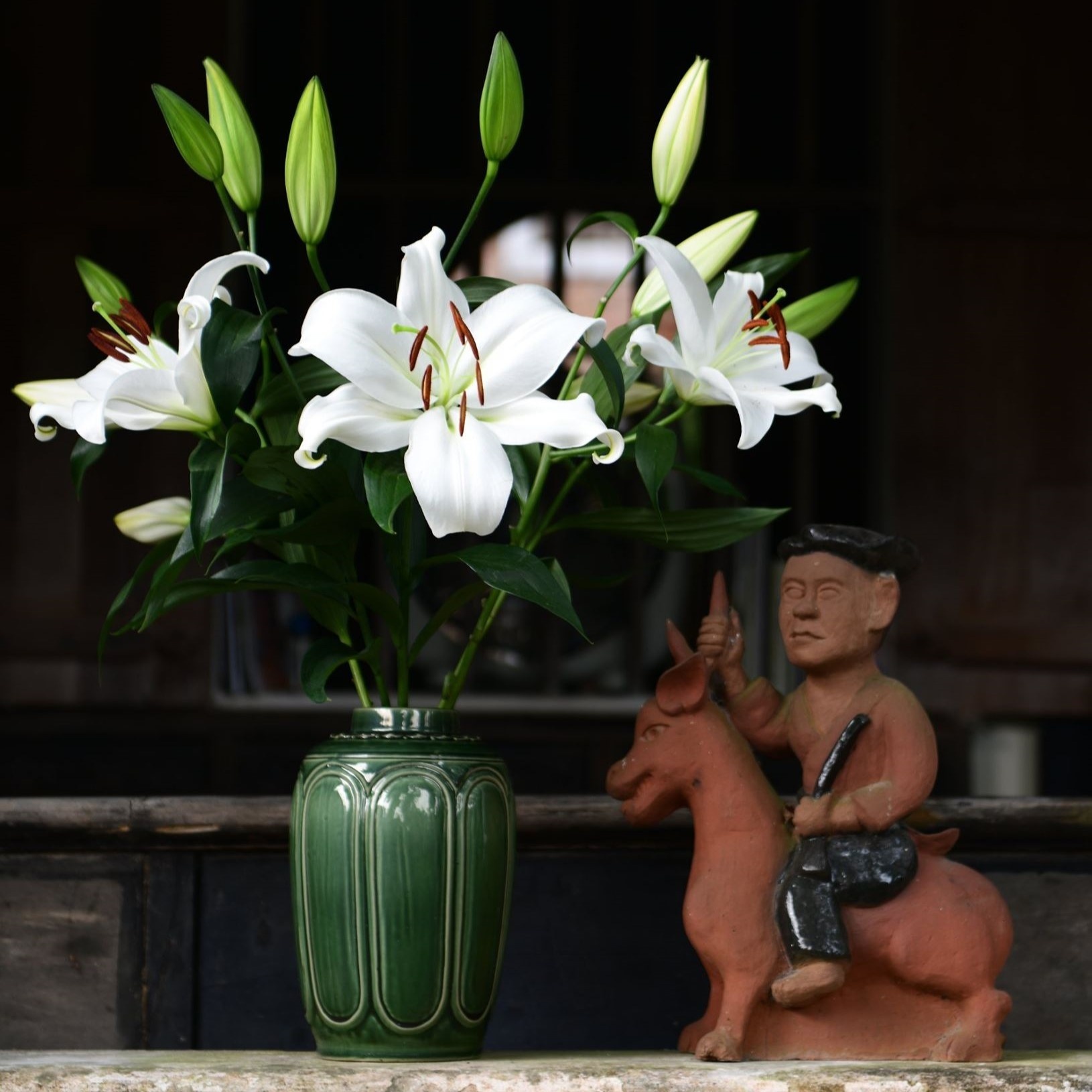 Bình bổ ô (18x28x7cm)- gốm Hiên Vân