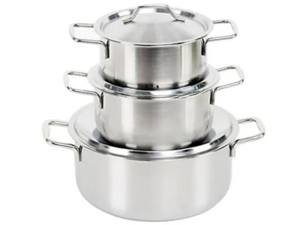 Bộ 3 Nồi Inox 1 Đáy Rainy RN06TTY