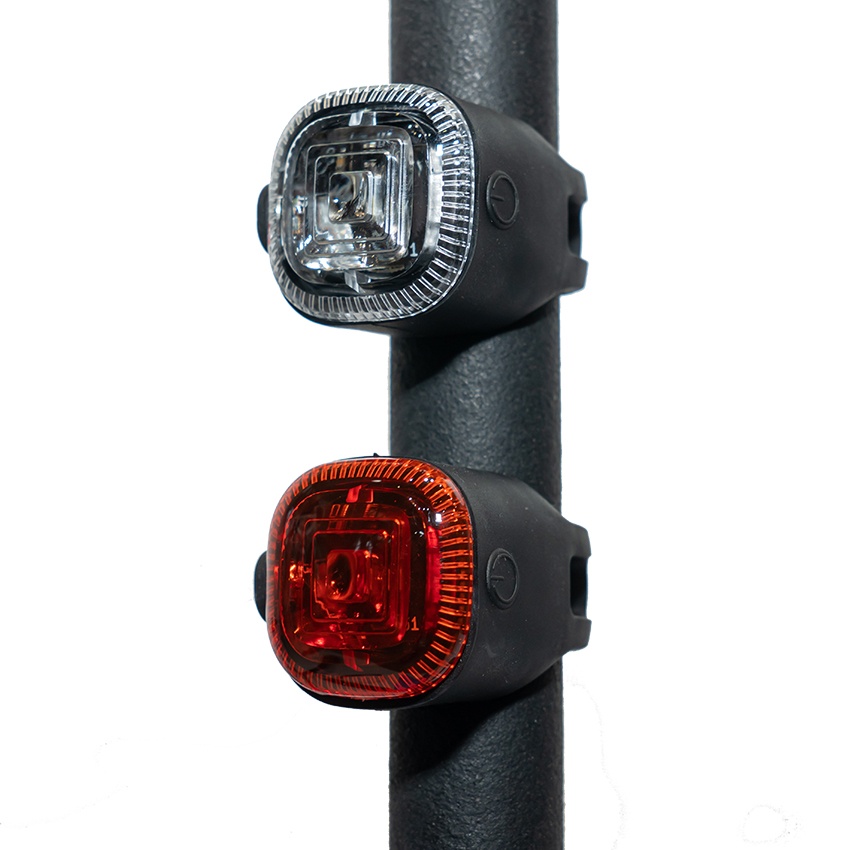 Bộ Đèn Trước Sau Xe Đạp Pin CR2032 20 & 10 Lumen RAPTOR RA77 Bicycle Light Combo