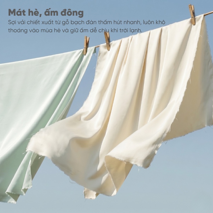 Bộ ga chun Amando Wellness Tencel Luxe Họa Tiết 4CT - Tencel 60S tinh tế