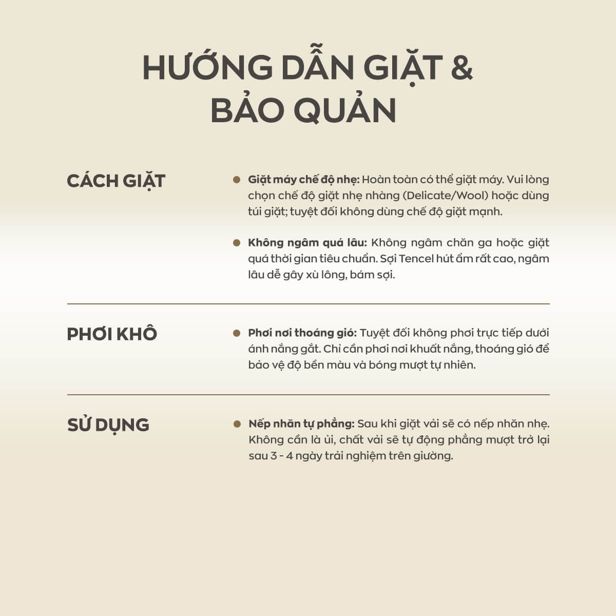 Bộ ga chun Amando Wellness Tencel Luxe Họa Tiết 4CT - Tencel 60S tinh tế