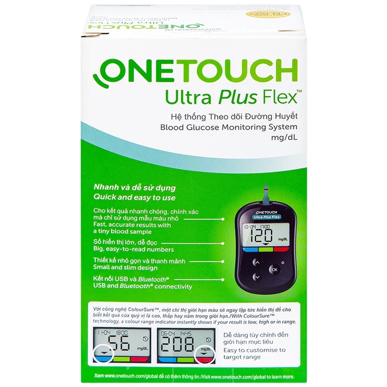 Bộ máy đo đường huyết OneTouch® Ultra Plus Flex™