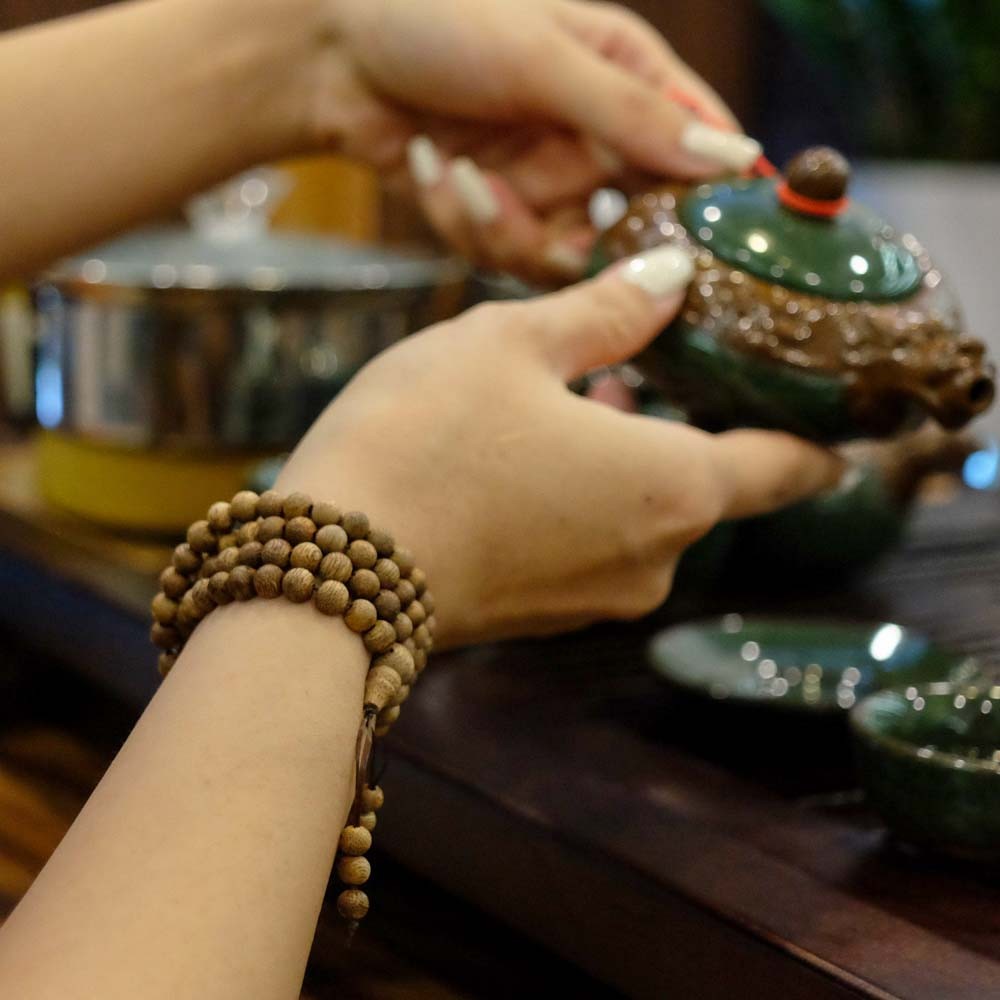 Chuỗi vòng trầm hương 108 hạt