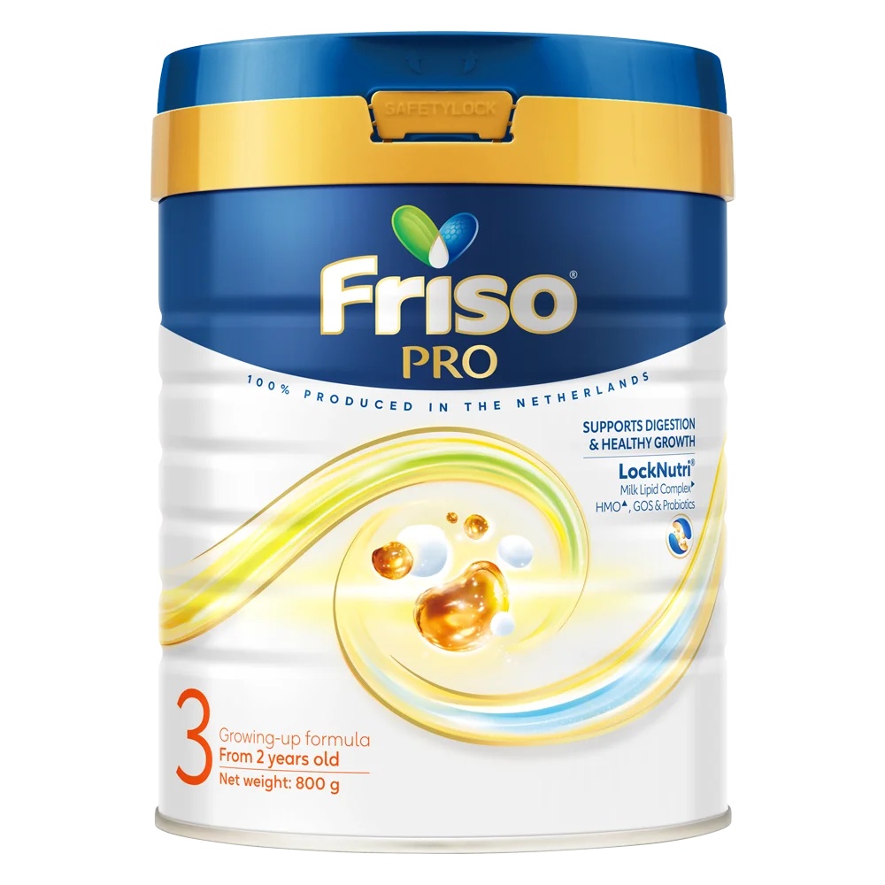 Combo 2 lon SPDDCT Friso Pro 3, 800g (trên 2 tuổi)