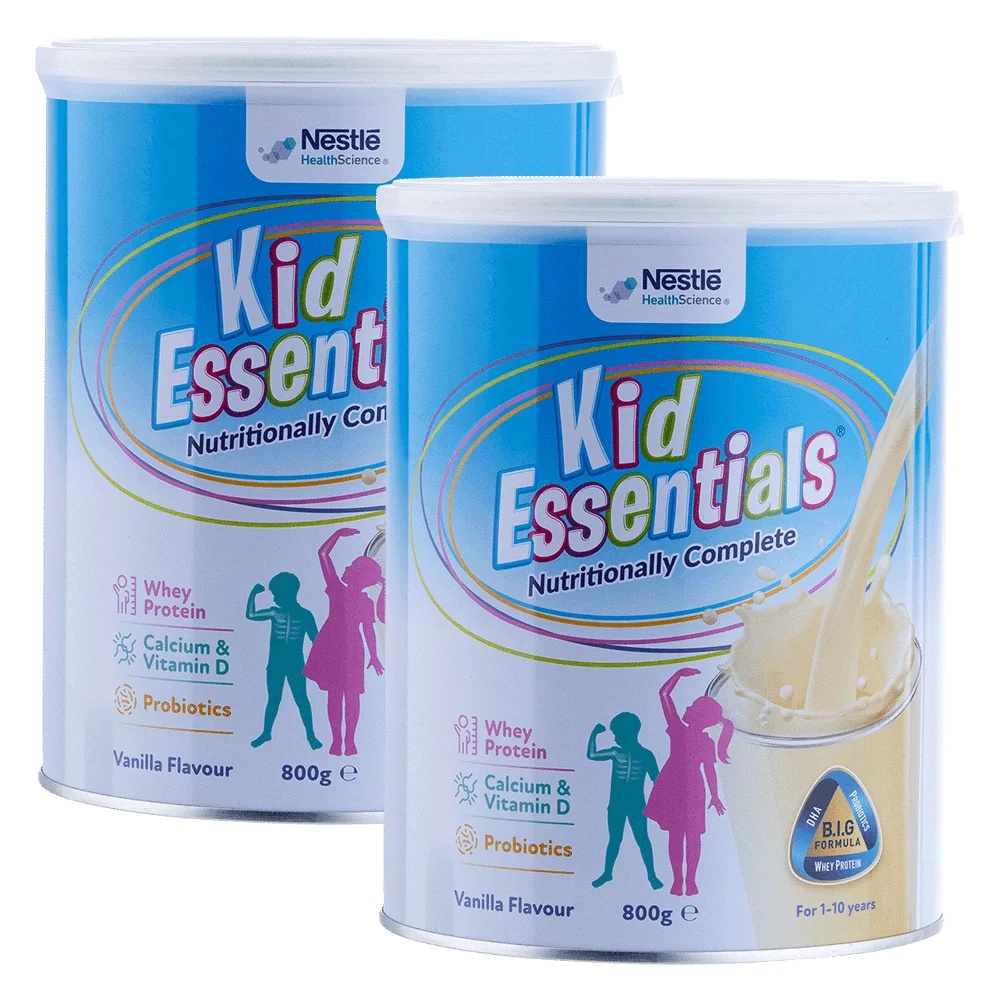 Combo 2 Thực phẩm bổ sung dinh dưỡng dành cho trẻ từ 1 đến 10 tuổi Kid Essentials Nutritionally Complete vị vani