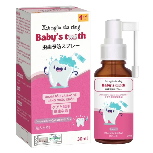 Combo 2 Xịt ngừa sâu răng Baby's Tooth