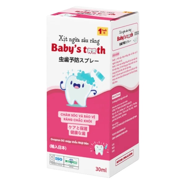 Combo 2 Xịt ngừa sâu răng Baby's Tooth