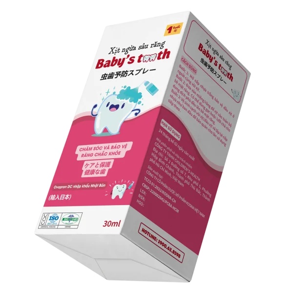 Combo 2 Xịt ngừa sâu răng Baby's Tooth