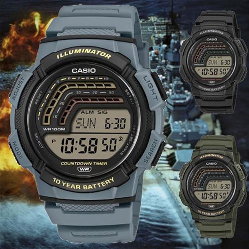 Đồng hồ Nam CASIO GENERAL WS-1800-2AVDF