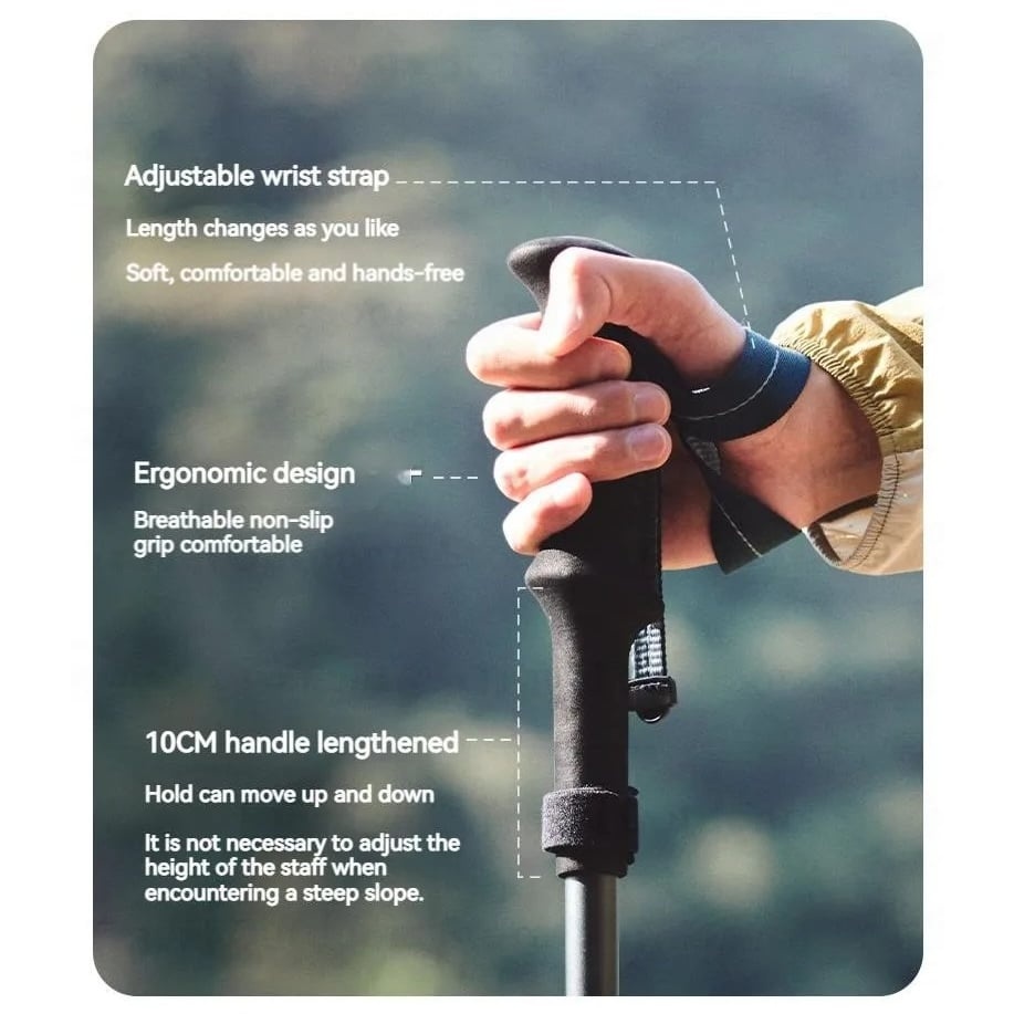 Gậy chạy Trail - leo núi Naturehike CNK2450DS012/CNK2450DS013