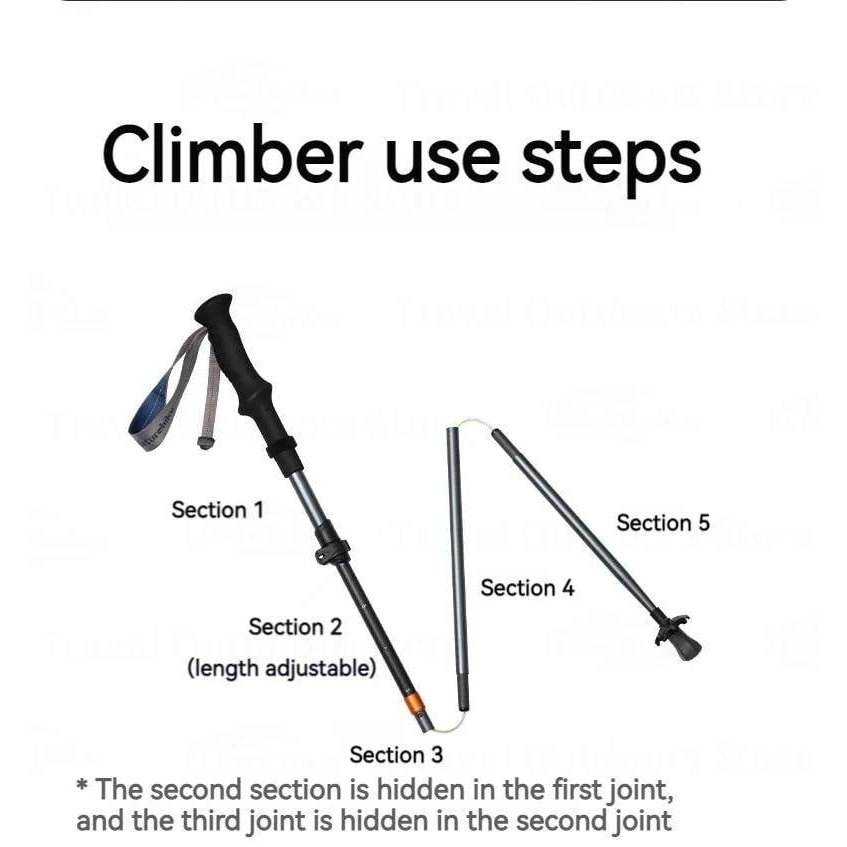 Gậy chạy Trail - leo núi Naturehike CNK2450DS012/CNK2450DS013