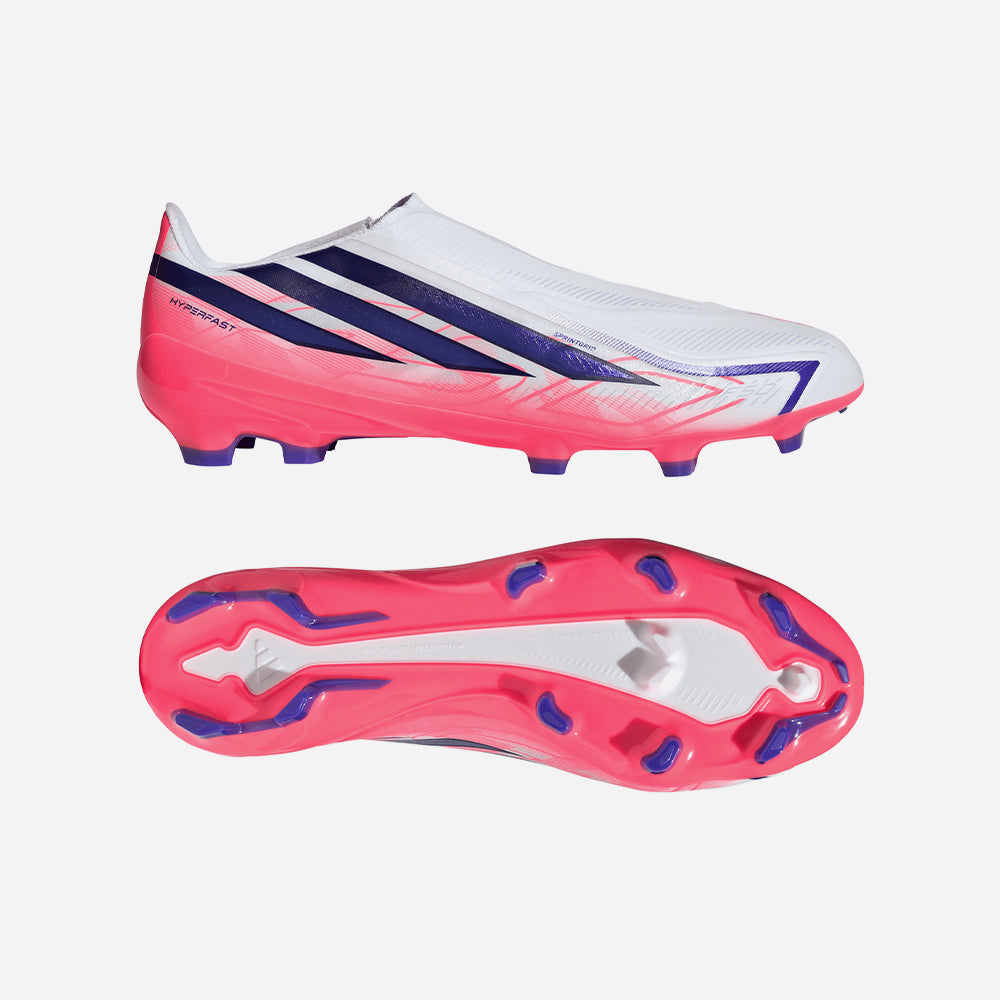 Giày Đá Bóng Dành Cho Sân Cỏ Tự Nhiên Nam Adidas F50 Hyperfast League Laceless