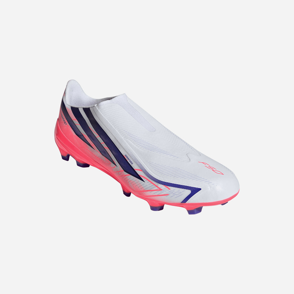 Giày Đá Bóng Dành Cho Sân Cỏ Tự Nhiên Nam Adidas F50 Hyperfast League Laceless