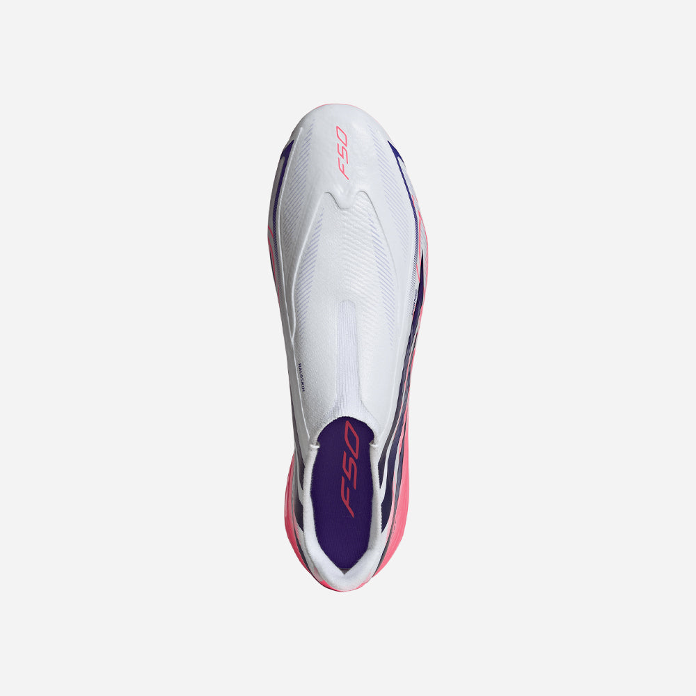 Giày Đá Bóng Dành Cho Sân Cỏ Tự Nhiên Nam Adidas F50 Hyperfast League Laceless