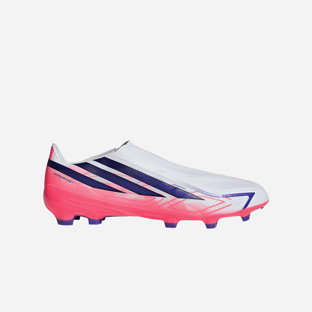 Giày Đá Bóng Dành Cho Sân Cỏ Tự Nhiên Nam Adidas F50 Hyperfast League Laceless