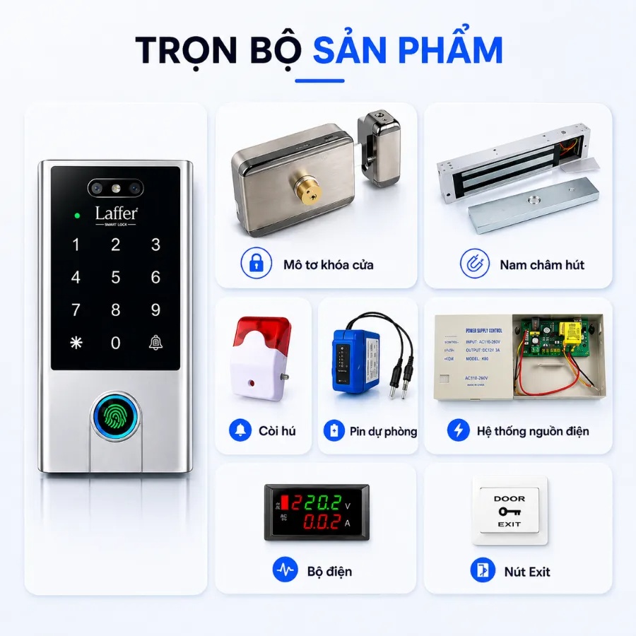 Hệ thống kiểm soát ra vào bằng khuôn mặt Laffer VF500