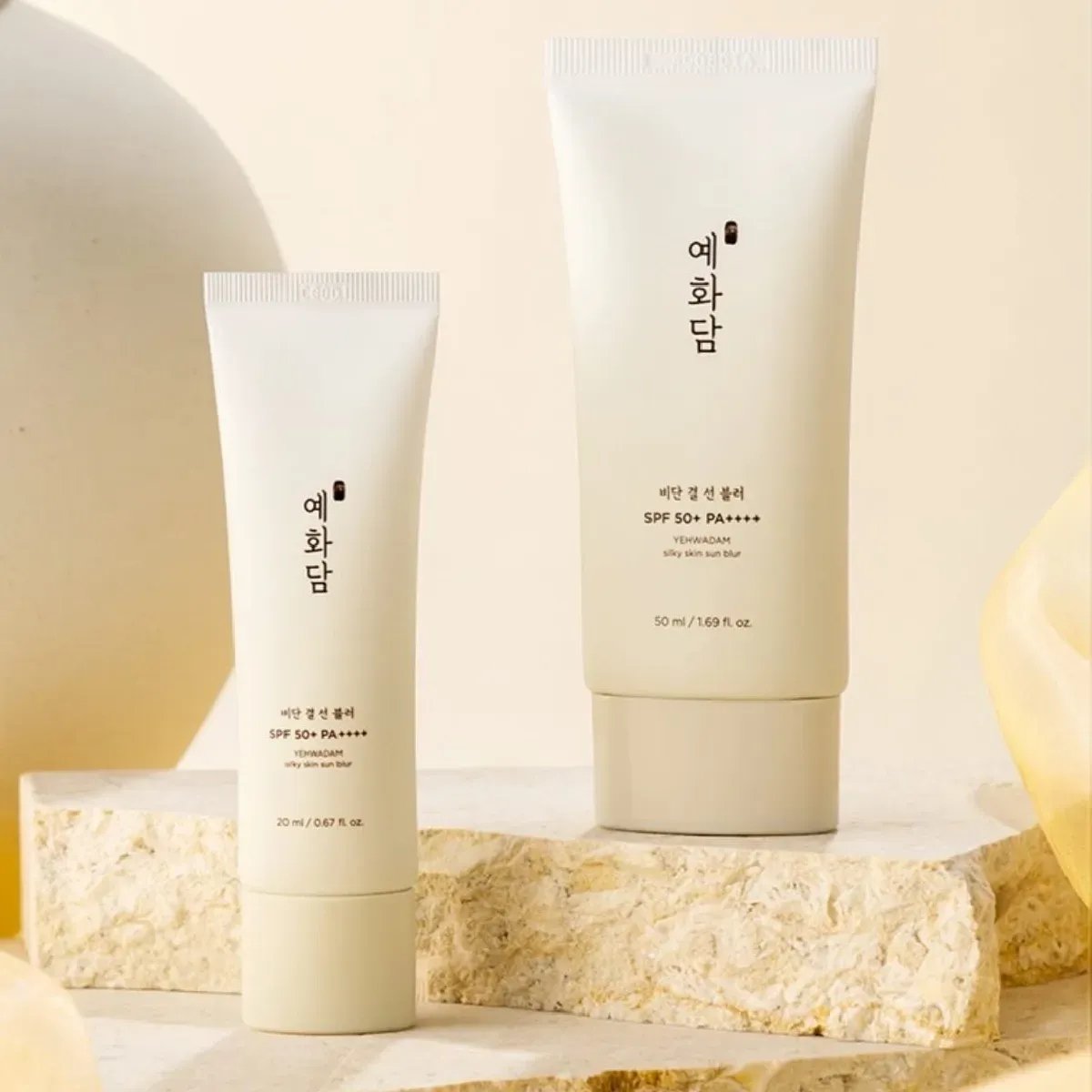Kem Chống Nắng Ngừa Lão Hóa, Làm Mịn Lỗ Chân Lông Yehwadam Silky Skin Sun Blur SPF50+ PA++++ 50ml