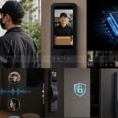 Khóa cửa thông minh nhận diện khuôn mặt Lockin V7 Max