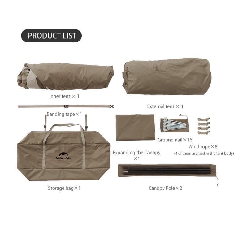 Lều chống nóng cao cấp Naturehike CNK2300ZP021