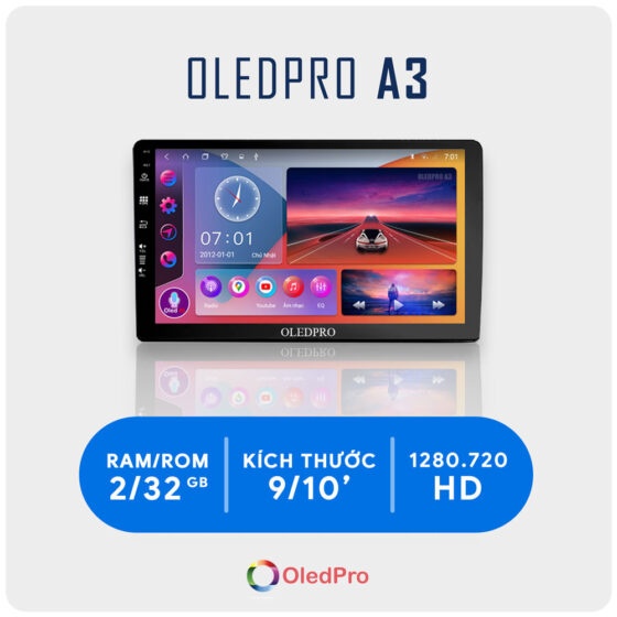 Màn Hình Android ô tô OledPro A3 New