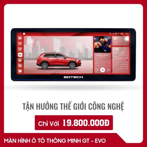 Màn hình ô tô Gotech GT Evo