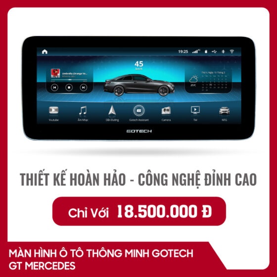 Màn hình ô tô Gotech GT Mercedes