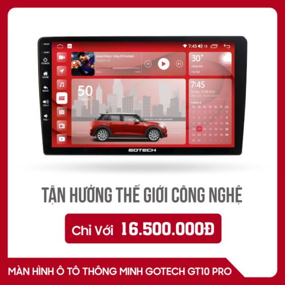 Màn hình ô tô Gotech GT10 Pro