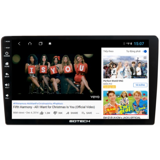 Màn hình ô tô Gotech GT10 Pro