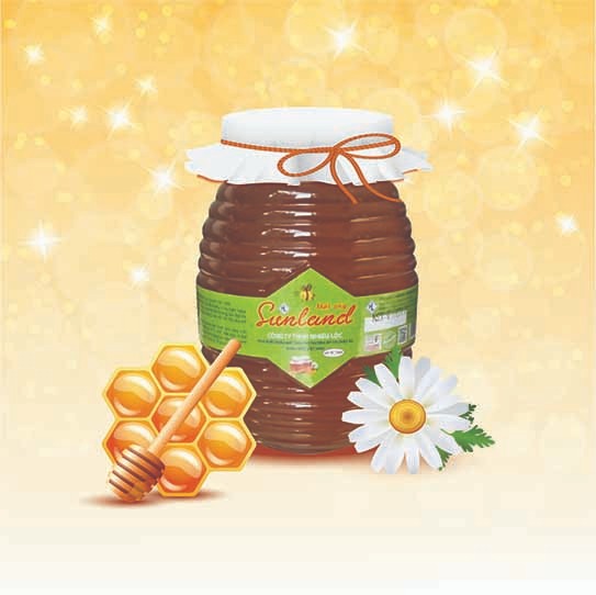 Mật ong Sunland 1000g