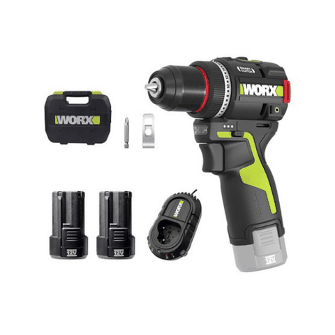 Máy khoan bắn vít pin 12v lực 50Nm không búa Worx WU135