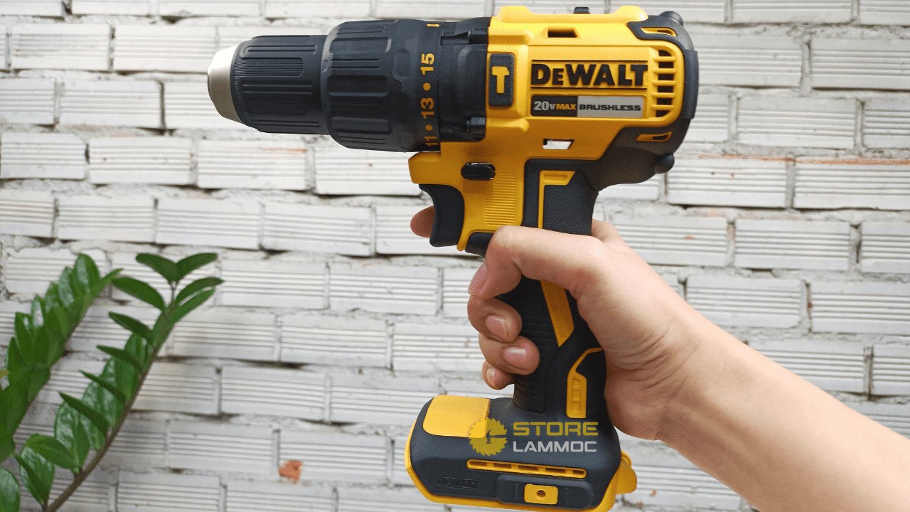 Máy khoan dùng pin 20V lực 65N đầu kẹp 13mm Dewalt DCD7781