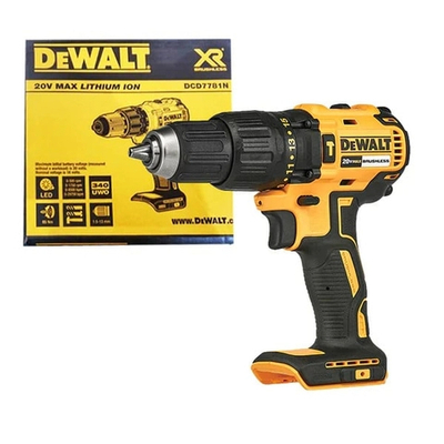 Máy khoan dùng pin 20V lực 65N đầu kẹp 13mm Dewalt DCD7781