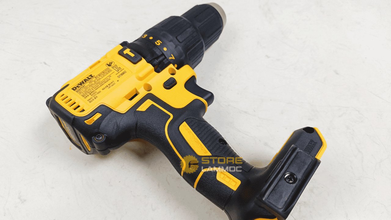 Máy khoan dùng pin 20V lực 65N đầu kẹp 13mm Dewalt DCD7781