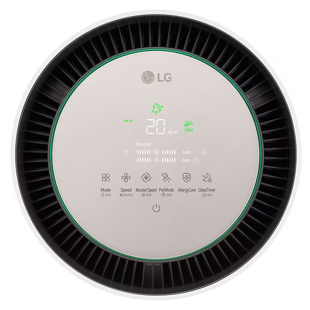 Máy Lọc Không Khí LG 360 Độ Alpha 2 Tầng Màu Vàng Be AS10GDBY0
