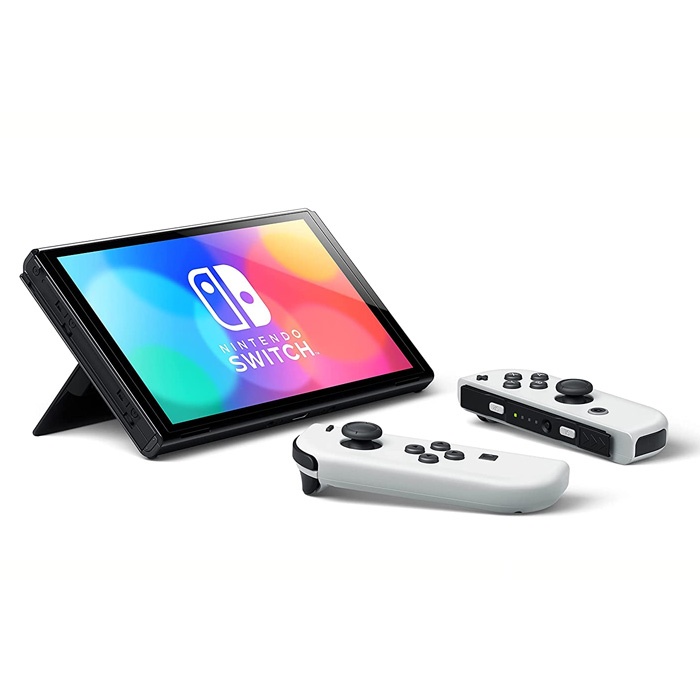 Nintendo Switch OLED model with White Joy‑Con – Chính Hãng