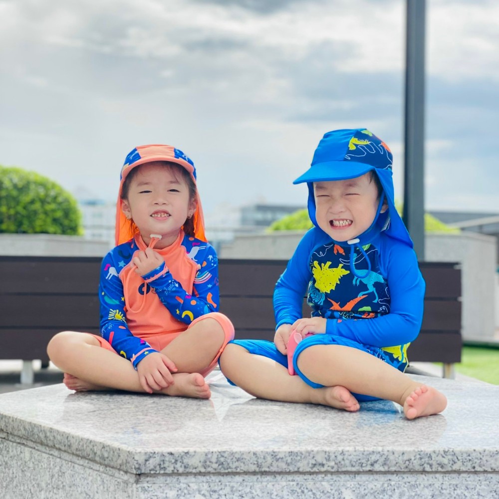 Nón đi biển chống nắng cho bé 15kg-35kg Cherry - Cherry Children Anti UV Hat