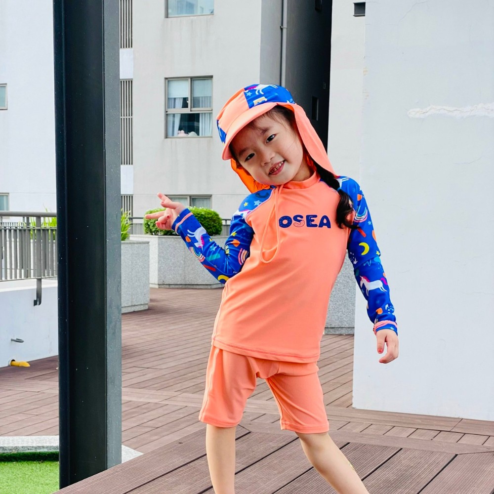 Nón đi biển chống nắng cho bé 15kg-35kg Hoa - Flowers Children Anti UV Hat