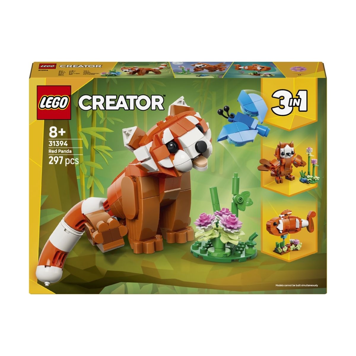 Đồ Chơi Lắp Ráp 3 Trong 1 Gấu Trúc Đỏ Đáng Yêu LEGO CREATOR 31394 (297 Chi Tiết)