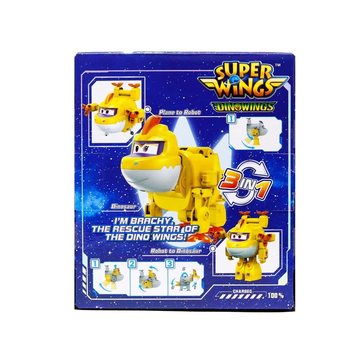 Đồ Chơi Robot Biến Hình Cỡ Lớn Khủng Long Brachy Cứu Hộ SUPERWINGS YW790243