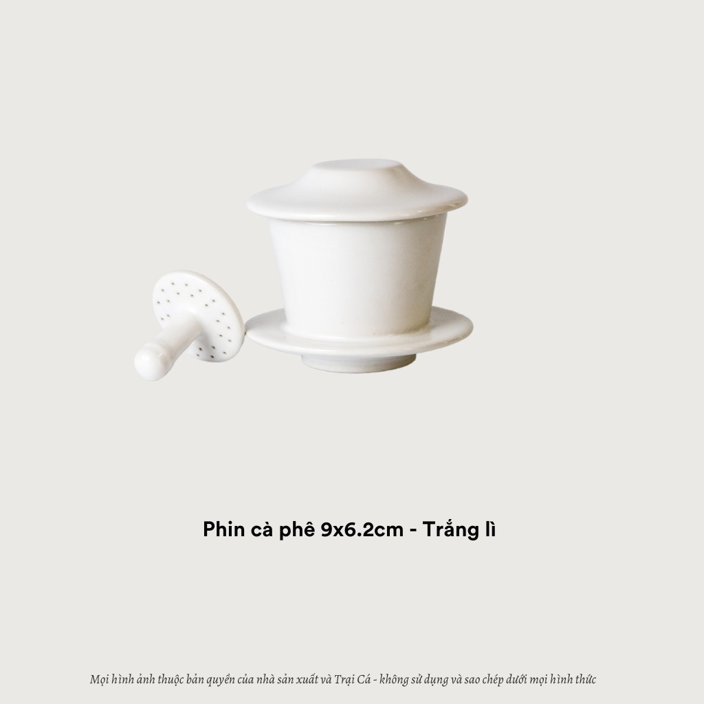 Phin cà phê (9x6.2cm) - gốm Chinh