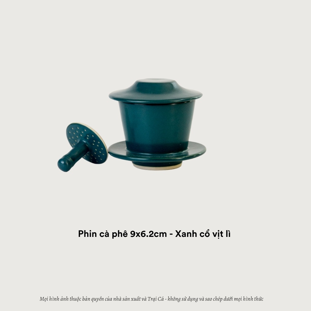 Phin cà phê (9x6.2cm) - gốm Chinh