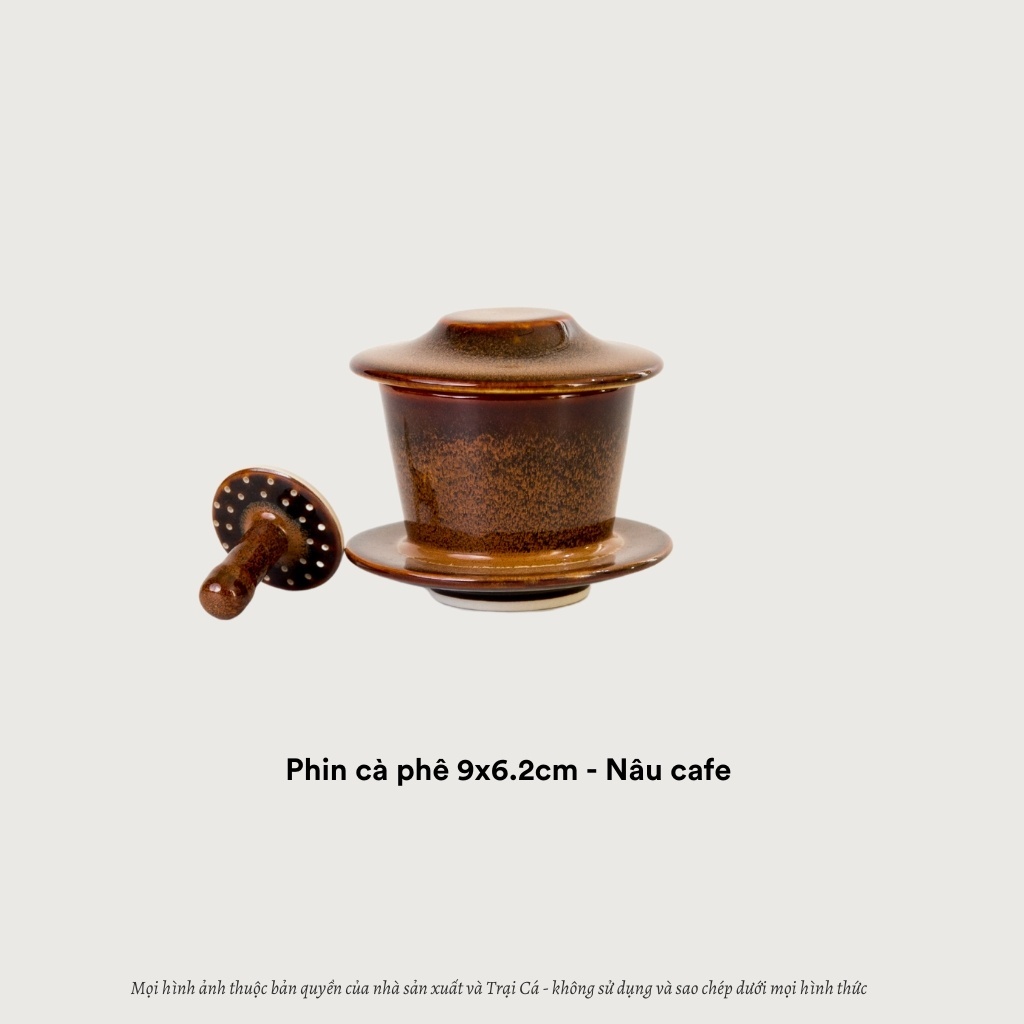 Phin cà phê (9x6.2cm) - gốm Chinh