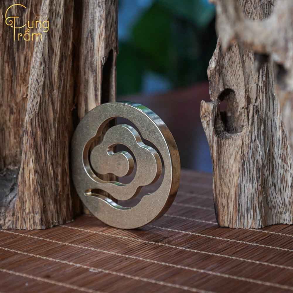 Phụ kiện khuân thưởng bột trầm hương 5.5cm CTM1