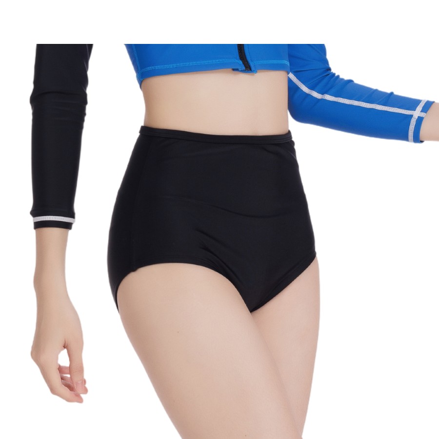 Quần bơi lưng cao OSEA - Đen - Black High Waist Bottom